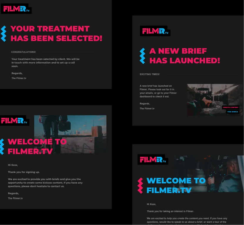 Filmer website preview